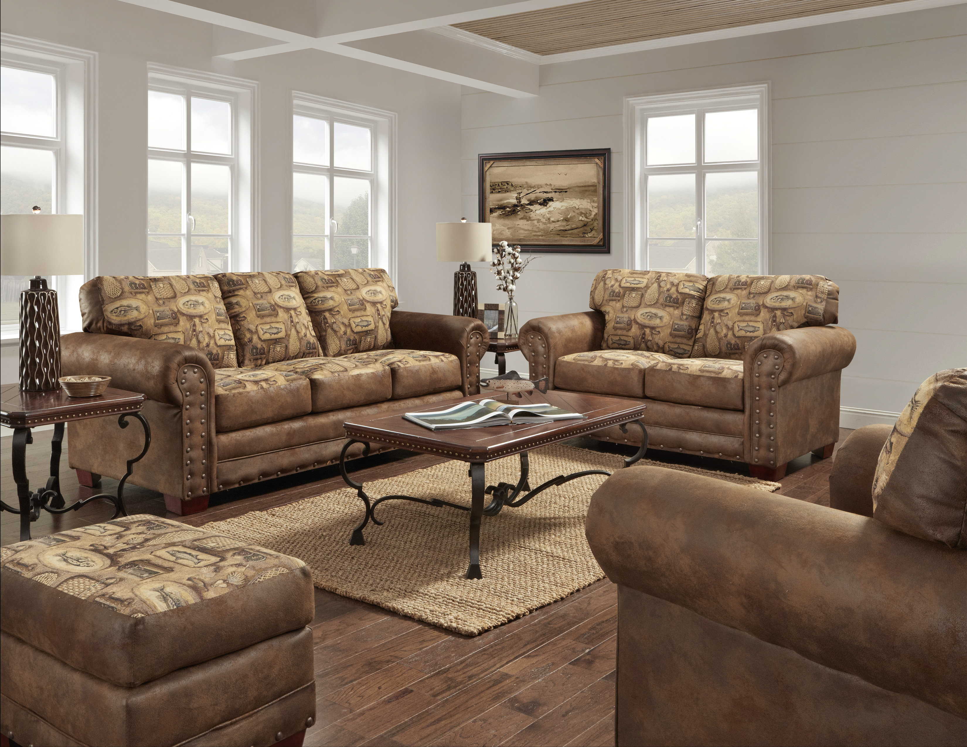 Loon Peak Cece 4 Piece Sleeper Living Room Set Wayfair